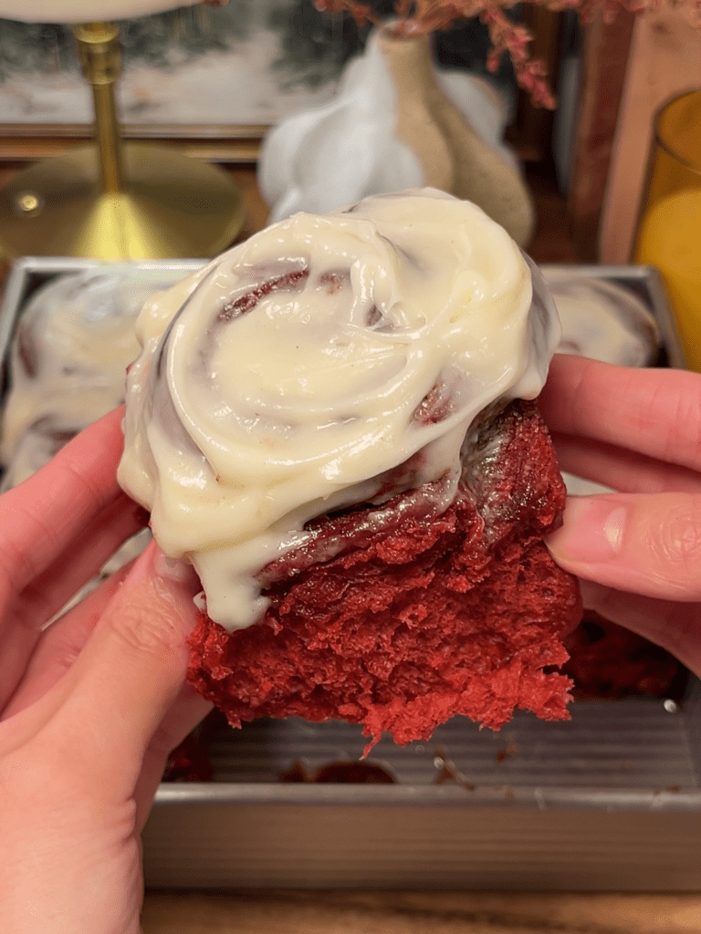 Red Velvet Cinnamon Rolls