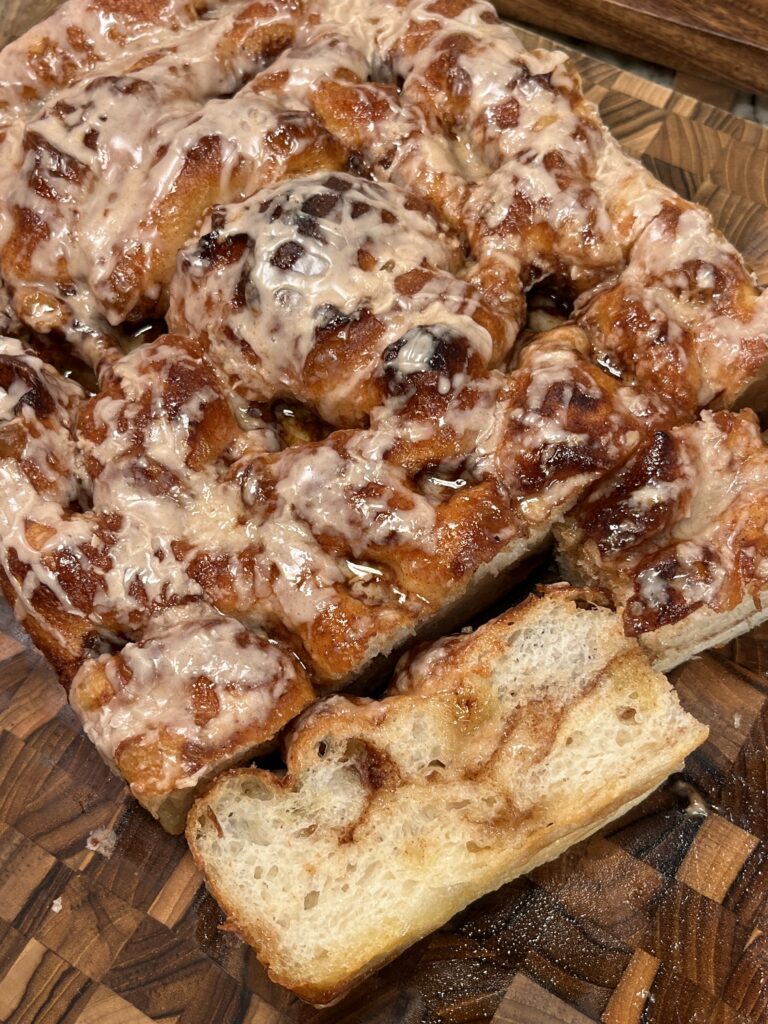 Cinnamon Roll Focaccia Bread
