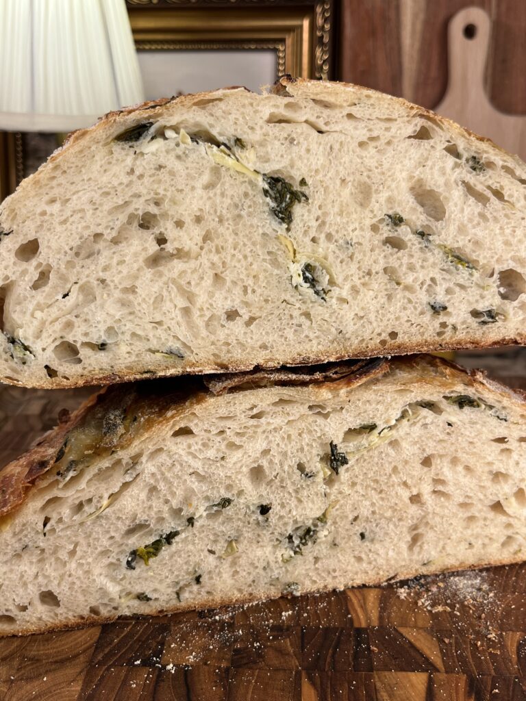 Spinach Artichoke Dip Sourdough