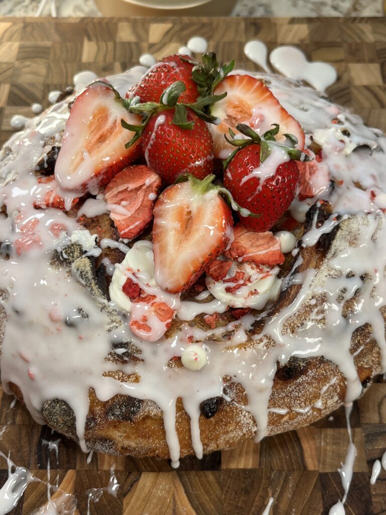 Strawberry Cheesecake Sourdough