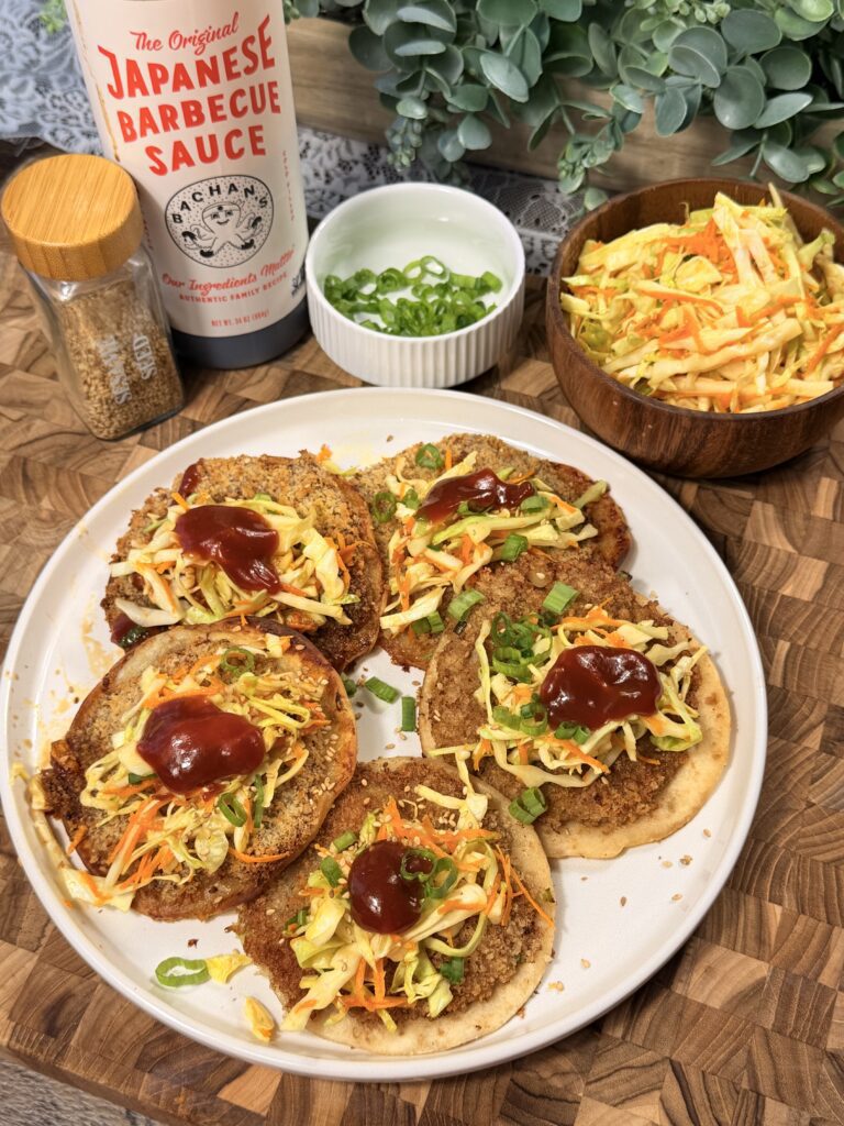 Pork Katsu Smash Tacos