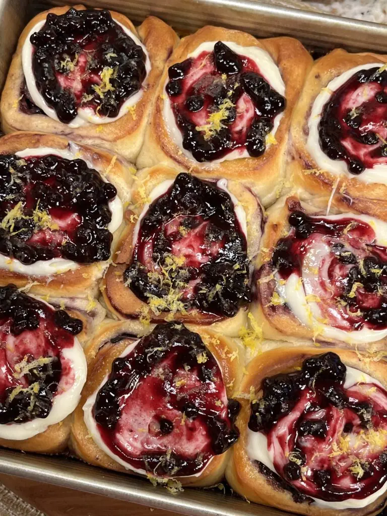 Blueberry Cinnamon Rolls