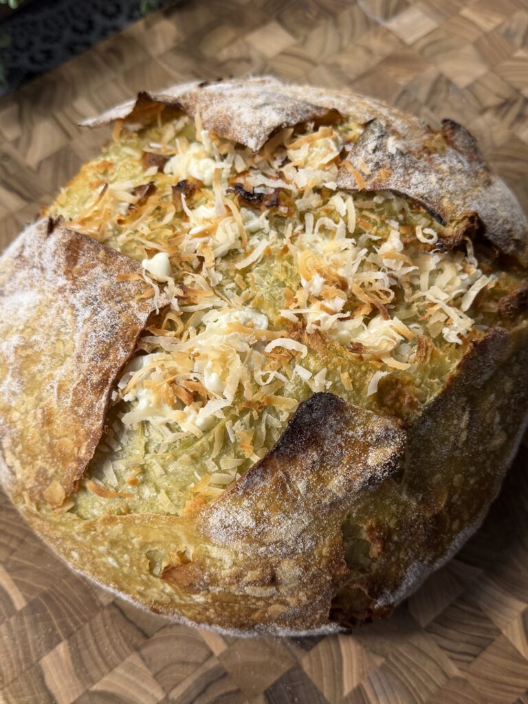 Pandan Coconut Sourdough