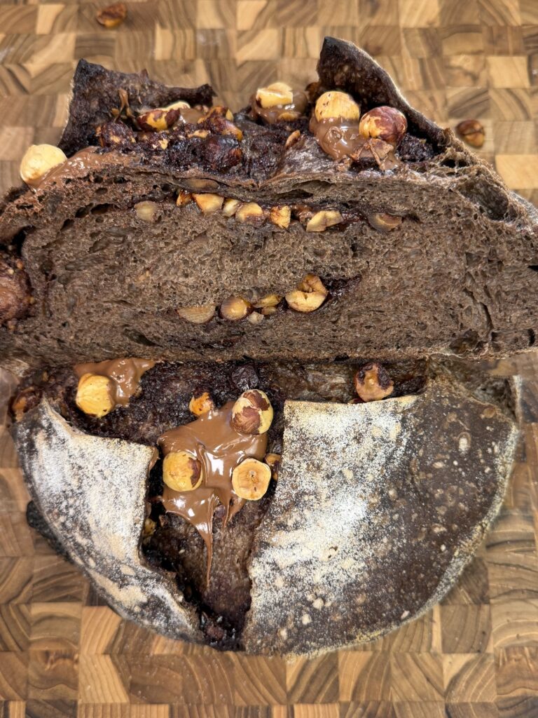 Chocolate Ferrero Rocher Sourdough