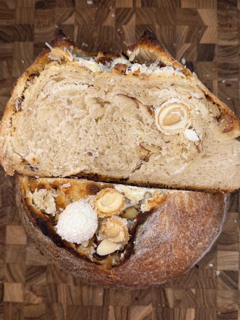 Coconut Raffaello Sourdough