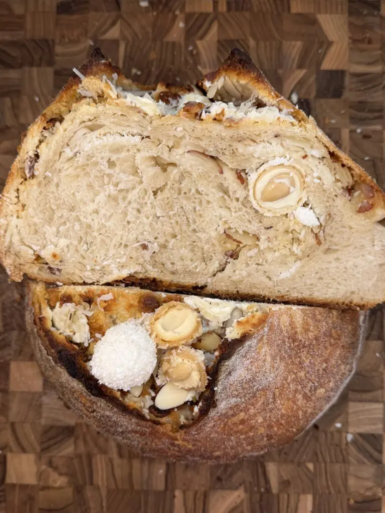 Coconut Raffaello Sourdough