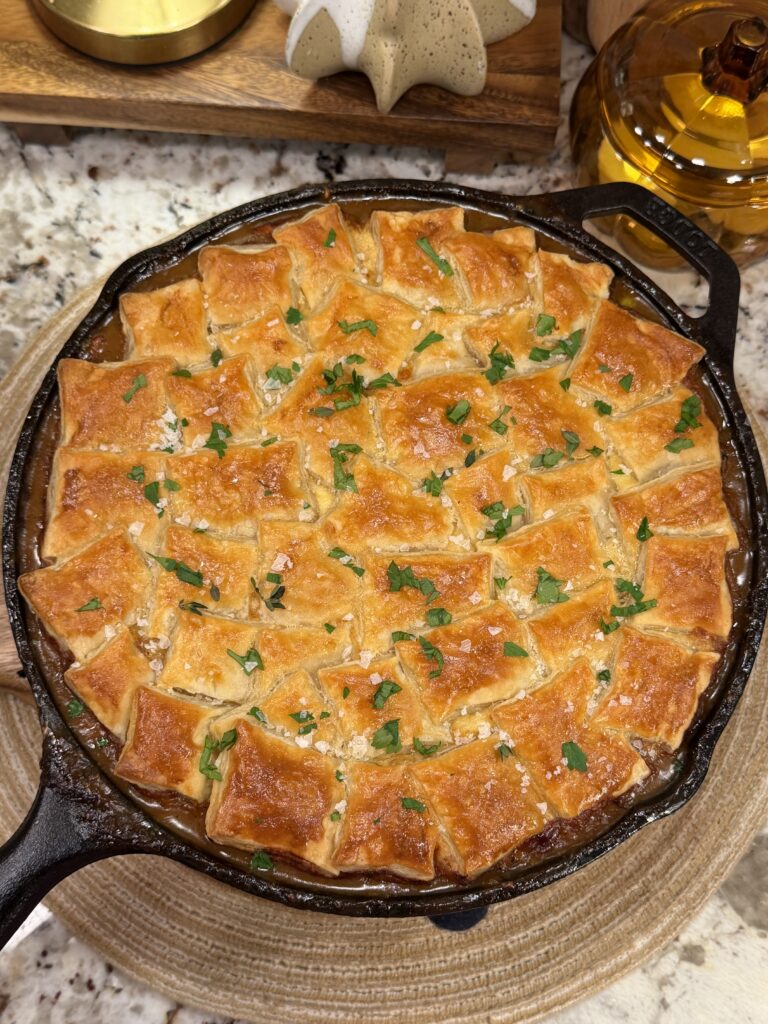 French Onion Chicken Pot Pie