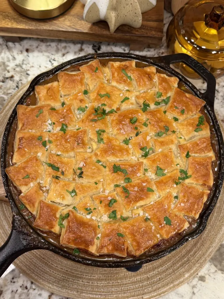 French Onion Chicken Pot Pie