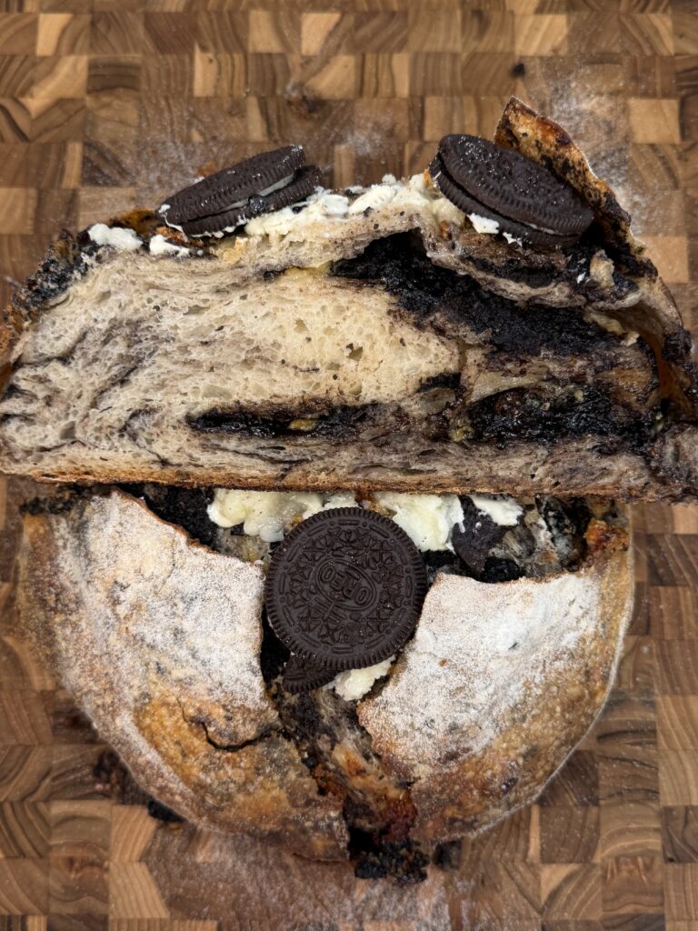 Cookies and Cream Sourdough
