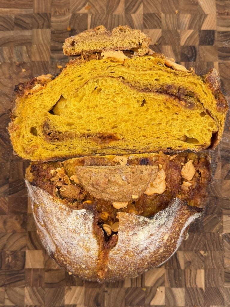 Pumpkin Snickerdoodle Cookie Sourdough